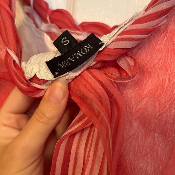 Tie Back Orange Dress - Picture 3 of 8